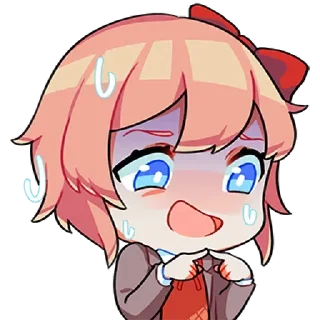😅 emoji Докі докі! @TM_Stikers Telegram sticker 16 of 94
