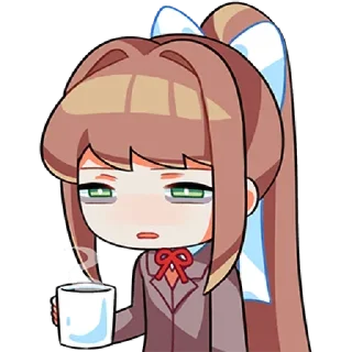 ☕️ emoji Докі докі! @TM_Stikers Telegram sticker 15 of 94