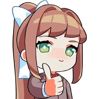 👍 emoji Докі докі! @TM_Stikers Telegram sticker 14 of 94