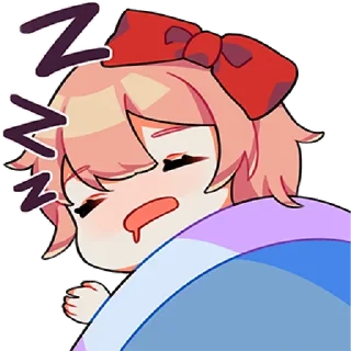 😴 emoji Докі докі! @TM_Stikers Telegram sticker 18 of 94