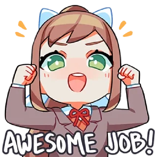 💪 emoji Докі докі! @TM_Stikers Telegram sticker 12 of 94