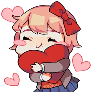 😍 emoji Докі докі! @TM_Stikers Telegram sticker 19 of 94