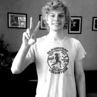 Sticker from Evan Peters