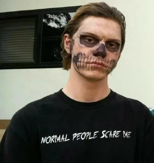 Sticker from Evan Peters