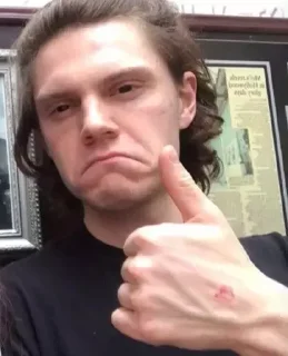 Sticker from evan peters