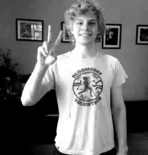 Sticker from evan peters