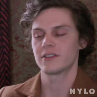 🖤 emoji evan peters fr valeria Telegram sticker 12 of 50