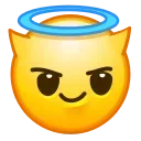 😇 emoji Mashup Emoji @xkysluv Telegram sticker 17 of 120