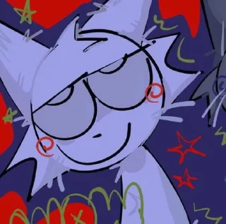 🌟 emoji 🐱⚪Wenda⚪🐱  @dshosmile228 Telegram sticker 8 of 40