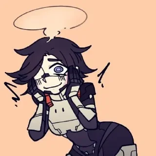 Sticker from Signalis bruh by @Ligrenuch