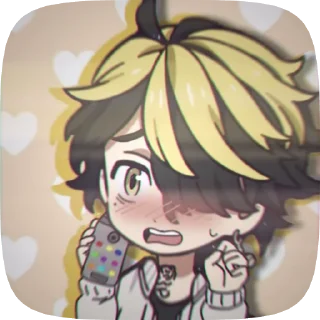 🥵 emoji ``𝙺𝚊𝚣𝚞𝚝𝚘𝚛𝚊🐯 𝚏𝚛. → @twwinklyy Telegram sticker 6 of 30