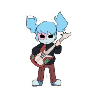 🎸 𝑺𝒂𝒍𝒍𝒚 𝑭𝒂𝒄𝒆 🎸 sticker preview 1