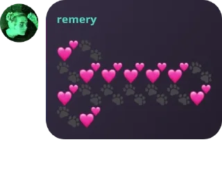 💕 emoji Высеры lil Remy Telegram sticker 5 of 58