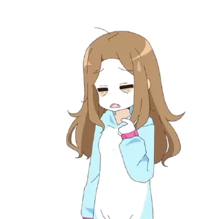 😑 emoji Мори Гяру хуйня Telegram sticker 16 of 19