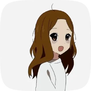 😇 emoji Мори Гяру хуйня Telegram sticker 7 of 19