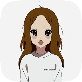 😞 emoji Мори Гяру хуйня Telegram sticker 8 of 19
