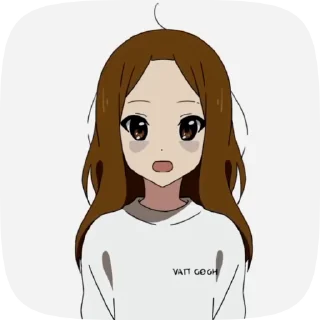 😴 emoji Мори Гяру хуйня Telegram sticker 10 of 19