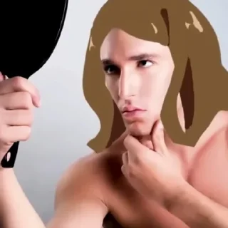 🤔 emoji Мори Гяру ☺️ Telegram sticker 23 of 63