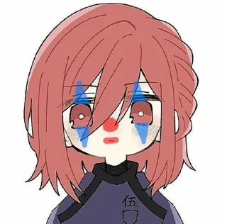🤡 emoji Hyoma Chigiri @shchobshokuvaty Telegram sticker 13 of 50