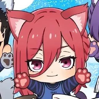 😼 emoji Hyoma Chigiri @shchobshokuvaty Telegram sticker 20 of 50