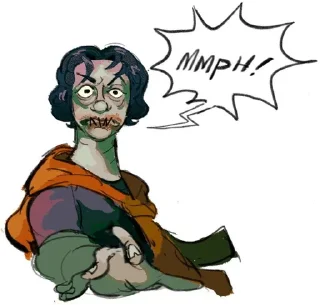 🌟 emoji NO I'M NOT A HUMAN @UncleZnayO Telegram sticker 23 of 117
