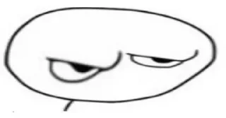 😒 emoji Этот стикер Telegram sticker 19 of 120