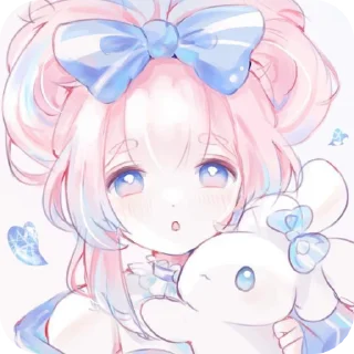 Sticker from кокоми -> @animebotsa