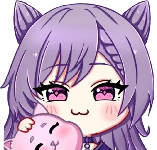 😊 emoji Keqing Waifu Telegram sticker 11 of 72