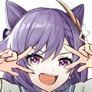 Keqing Waifu sticker 1