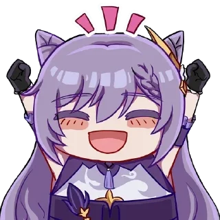 Keqing Waifu sticker 4