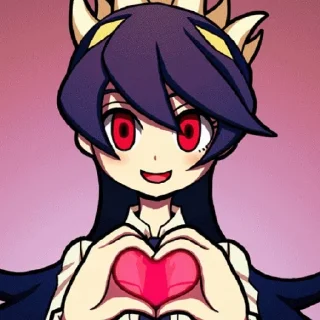 😍 emoji Филия от Skullgirls channel ! Telegram sticker 19 of 47