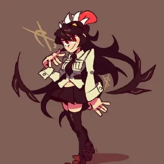 😘 emoji Филия от Skullgirls channel ! Telegram sticker 17 of 47