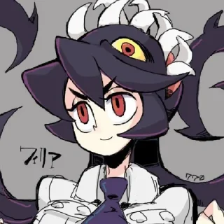 😗 emoji Филия от Skullgirls channel ! Telegram sticker 15 of 47