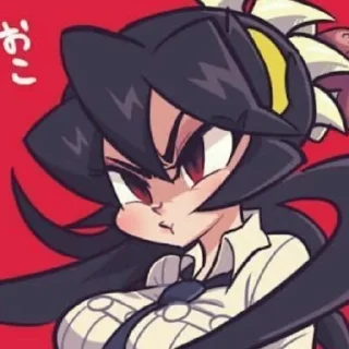 😤 emoji Филия от Skullgirls channel ! Telegram sticker 12 of 47