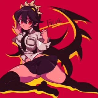 😴 emoji Филия от Skullgirls channel ! Telegram sticker 20 of 47