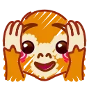 🙉 emoji Crayons Emoji 2 @xkysluv Telegram sticker 12 of 30