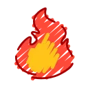 🔥 emoji Crayons Emoji 2 @xkysluv Telegram sticker 22 of 30