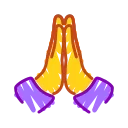 🙏 emoji Crayons Emoji 2 @xkysluv Telegram sticker 5 of 30