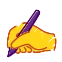 ✍️ emoji Crayons Emoji 2 @xkysluv Telegram sticker 4 of 30