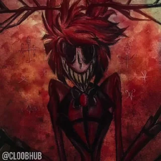 😍 emoji @CLOOBHUB ⌥ ОТЕЛЬ ХАЗБИН HAZBIN HOTEL СТИКЕРЫ ТГ Telegram sticker 24 of 30