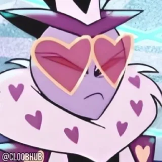 😂 emoji @CLOOBHUB ⌥ ОТЕЛЬ ХАЗБИН HAZBIN HOTEL СТИКЕРЫ ТГ Telegram sticker 13 of 30