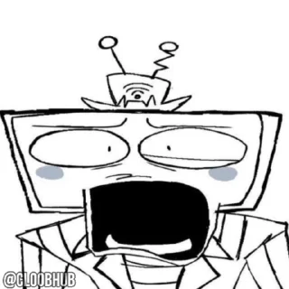 🥰 emoji @CLOOBHUB ⌥ ОТЕЛЬ ХАЗБИН HAZBIN HOTEL СТИКЕРЫ ТГ Telegram sticker 19 of 30