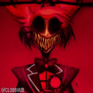 😂 emoji @CLOOBHUB ⌥ ОТЕЛЬ ХАЗБИН HAZBIN HOTEL СТИКЕРЫ ТГ Telegram sticker 15 of 30