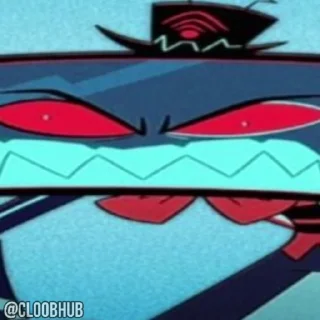 😂 emoji @CLOOBHUB ⌥ ОТЕЛЬ ХАЗБИН HAZBIN HOTEL СТИКЕРЫ ТГ Telegram sticker 1 of 30