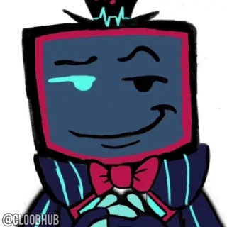 😡 emoji @CLOOBHUB ⌥ ОТЕЛЬ ХАЗБИН HAZBIN HOTEL СТИКЕРЫ ТГ Telegram sticker 18 of 30