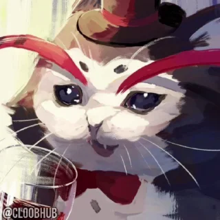 Sticker from @CLOOBHUB ⌥ ОТЕЛЬ ХАЗБИН HAZBIN HOTEL