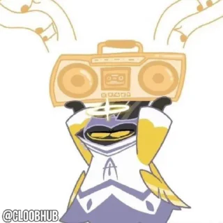 Sticker from @CLOOBHUB ⌥ ОТЕЛЬ ХАЗБИН HAZBIN HOTEL