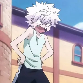 🌟 emoji Killua: help me Telegram sticker 15 of 37