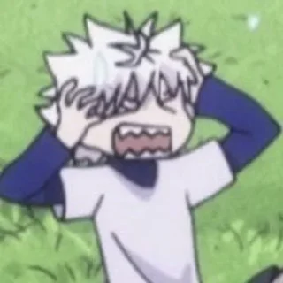 🌟 emoji Killua: help me Telegram sticker 21 of 37