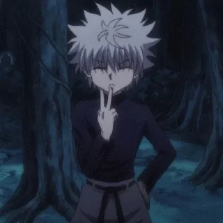 🌟 emoji Killua: help me Telegram sticker 11 of 37